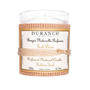 Bougie parfumée TECK DORÉ 180g